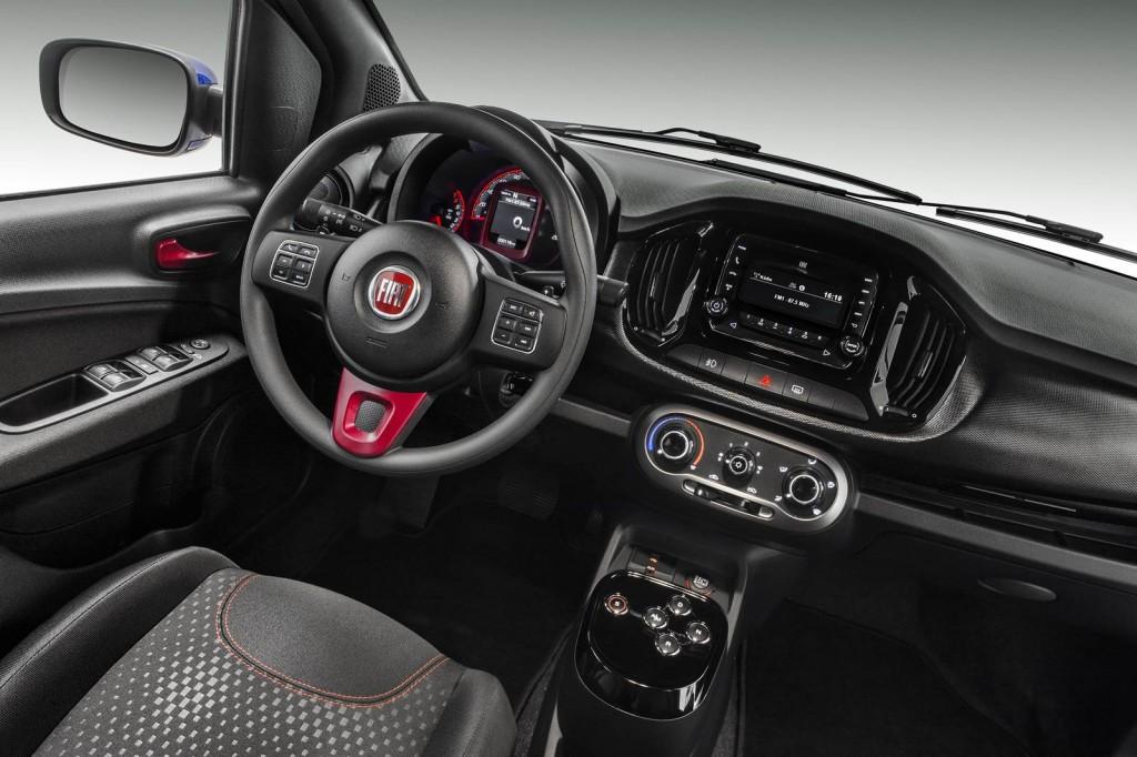 Novo Fiat Uno Sporting 2015 -  Interior