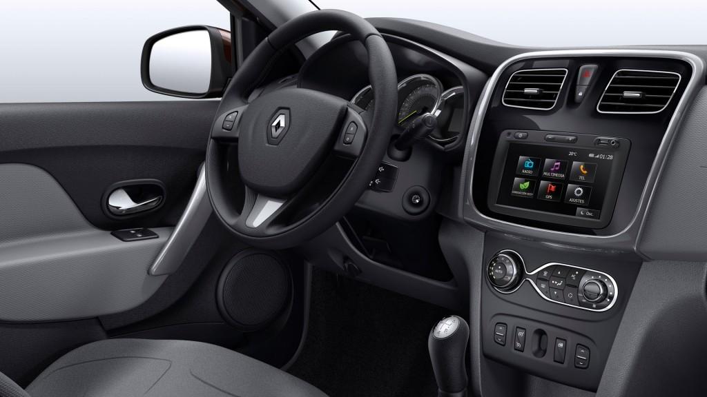 Novo Renault Logan 2016 - Interior e itens de série