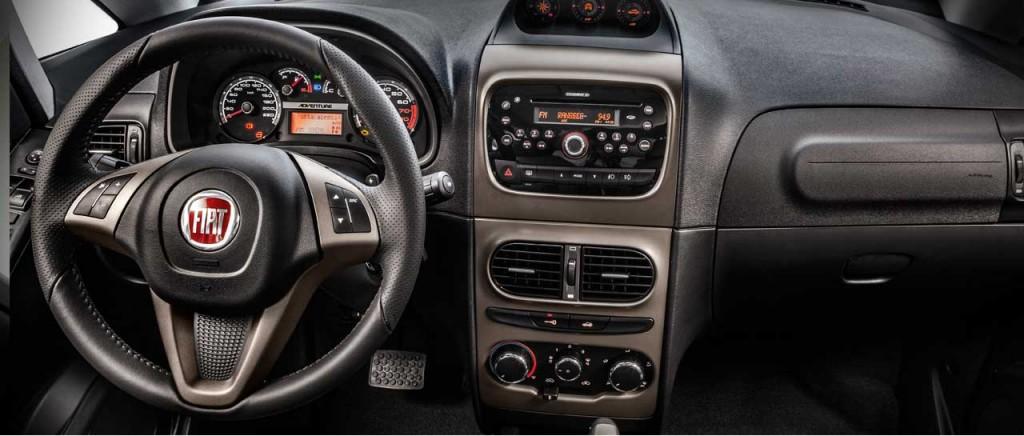 Novo Fiat Idea 2016 - Interior e Itens de série