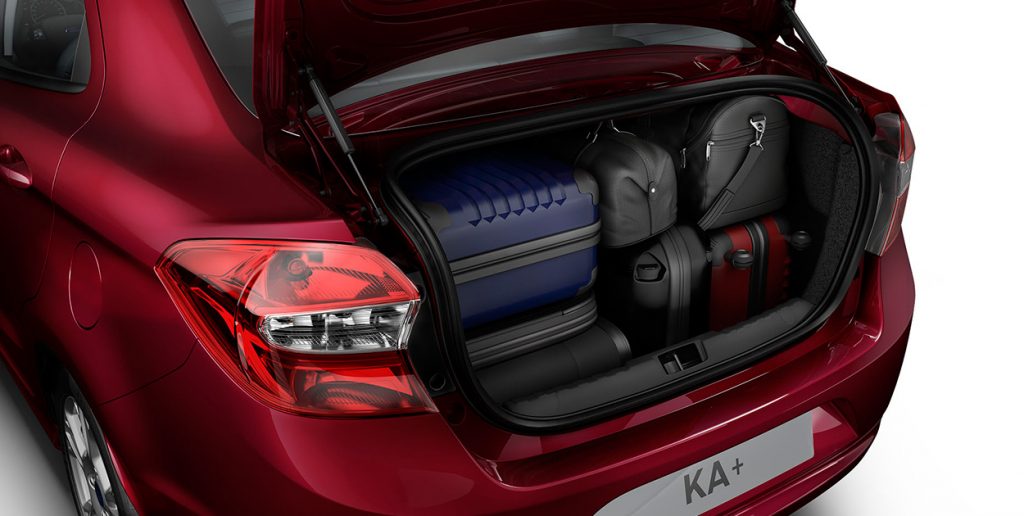 Novo Ford Ka Sedan 2017 - Porta malas