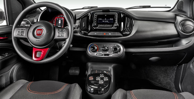 Fiat Uno 2017 Sporting - Interior