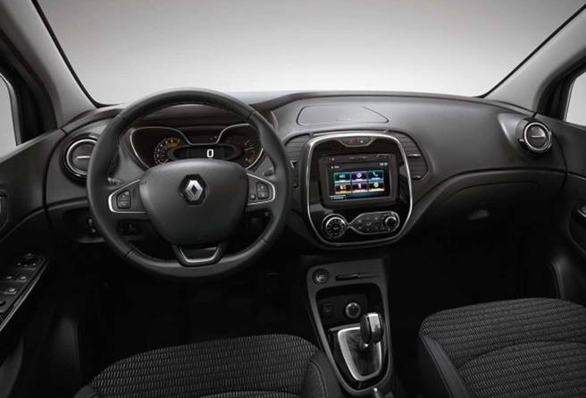 Renault Captur 2017 - Interior e itens de série