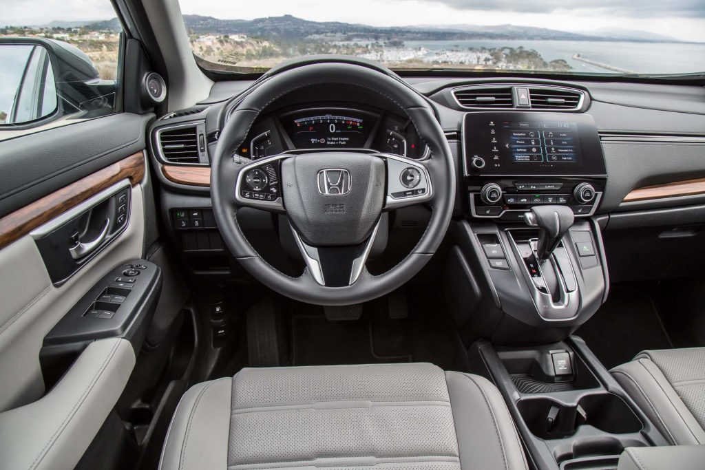 Nova Honda CRV 2018 - por dentro