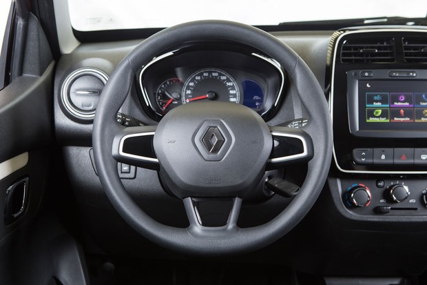 Renault Kwid 2019 - painel e por dentro