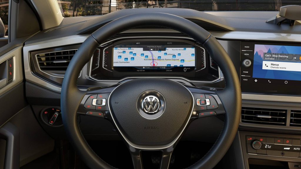 Volkswagen Virtus 2019 - painel, interior, por dentro