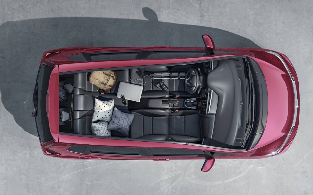 Honda Fit 2020 - interior, por dentro