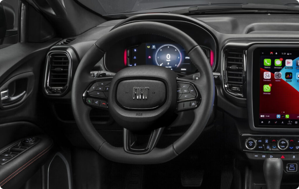 Novo Fiat Toro 2023 - Interior